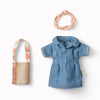 Maileg Denim Dress and Bag | Mum Mouse
